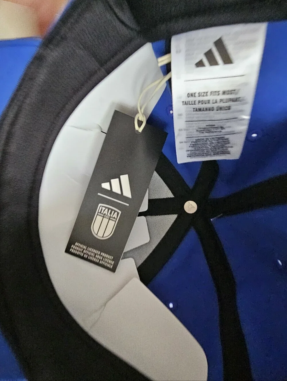 adidas Adult Italy 2026 Team Logo Adjustable Hat